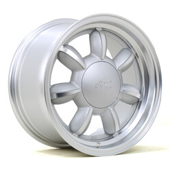 Rota Daisy 15x8" 4x100 ET30, Gris Argenté